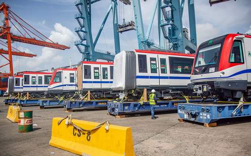 OPRET incluye nuevos trenes de seis vagones en las líneas 1 y 2 del Metro de Santo Domingo