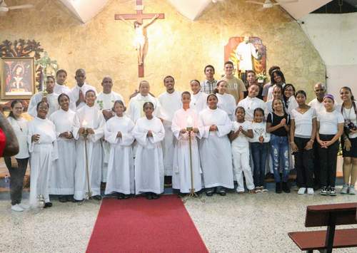La Parroquia San Vicente de Paúl celebró la Asunción de la Virgen María y el Día de  San Tarcisio di Roma (patrón de los servidores del altar o Monaguillo)