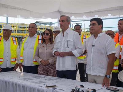 Abinader supervisa ampliación del Acueducto Barrera de Salinidad
